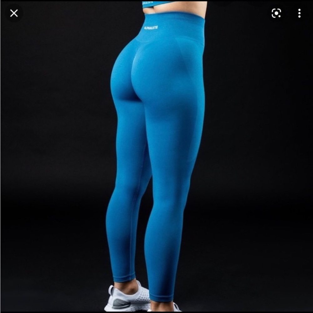 Alphalete amplify leggings rapid blue